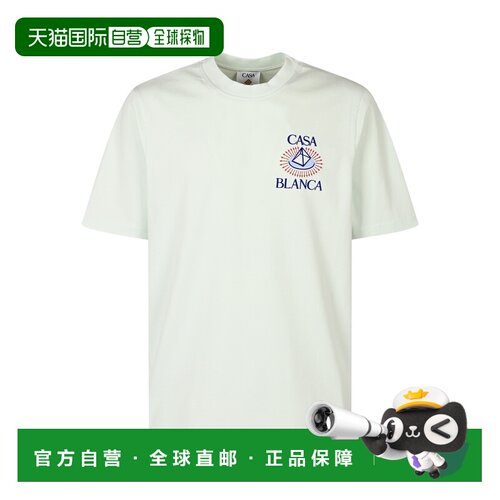 欧洲直邮CASABLANCA 男士T恤 MAW26JTS00109 AW20【付后1h可退】