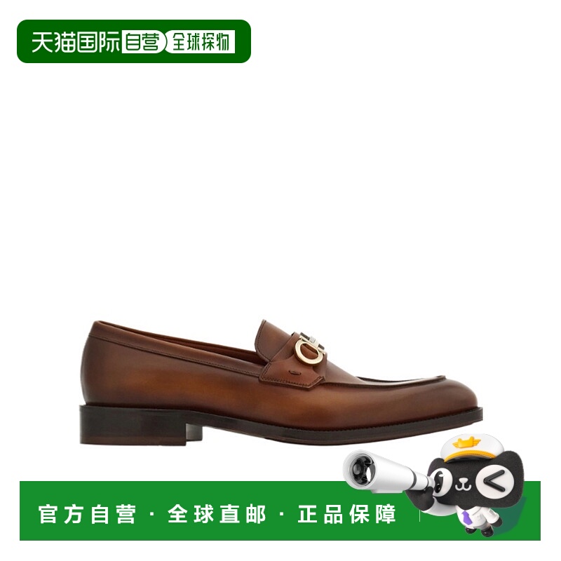 香港直邮Salvatore Ferragamo Gancini 扣环乐福鞋 029276