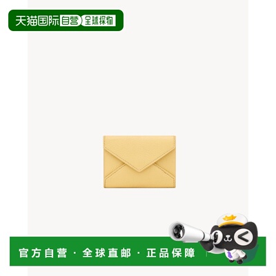 欧洲直邮YSL（圣罗兰）LETTER porte-cartes en cuir卡包