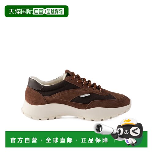1h可退 香港直邮PRADA 女士运动鞋 1E503O3ZO7F045F0324 CO 棕色