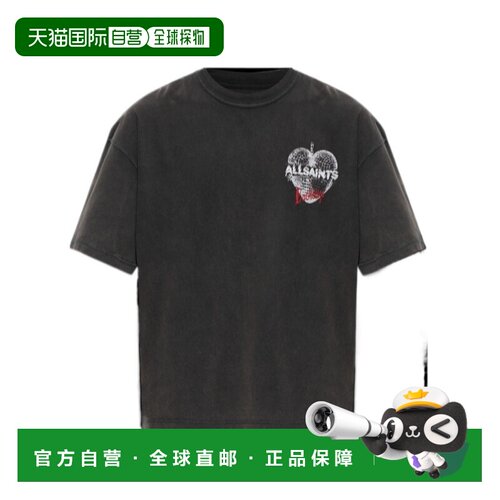 香港直邮ALL SAINTS 男士T恤 M012PFWASHEDBLACK AW2026