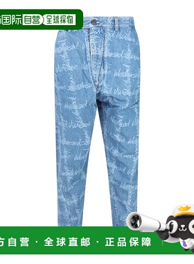 香港直邮Vivienne Westwood 腰带环牛仔裤 3902000XW014I