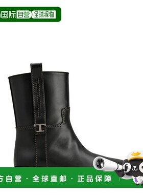 1h可退 香港直邮TOD'S 托德斯 女士 圆头短筒靴 XXW20L0IM60T0N