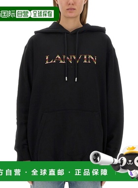 1h可退 香港直邮Lanvin 朗雯 女士 带Logo卫衣 RWHO0019J209A2310