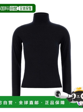 香港直邮MaxMara 麦斯玛拉 女士 MEANS 深蓝羊绒毛衣 25213660726