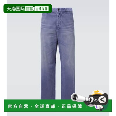1h可退 香港直邮calvin klein 男士 Bertie 直筒牛仔裤 blue蓝色
