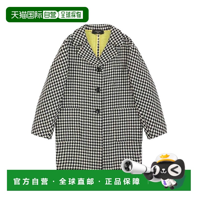 【99新未使用】香港直邮Weekend Max Mara 徽标千鸟格大衣 508605