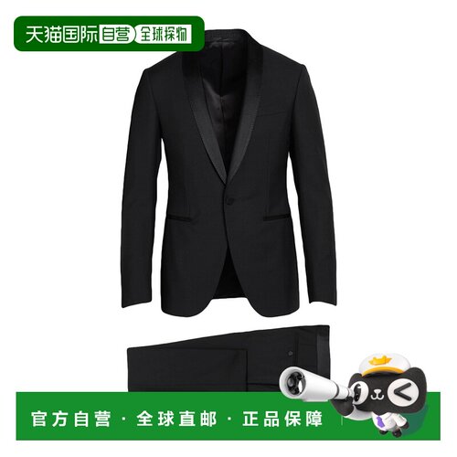香港直邮Lanvin 朗雯 男士 西服 black黑色 舒适时尚