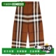 童装 1h可退 女童 格纹棉质阔腿裤 香港直邮Burberry 巴宝莉