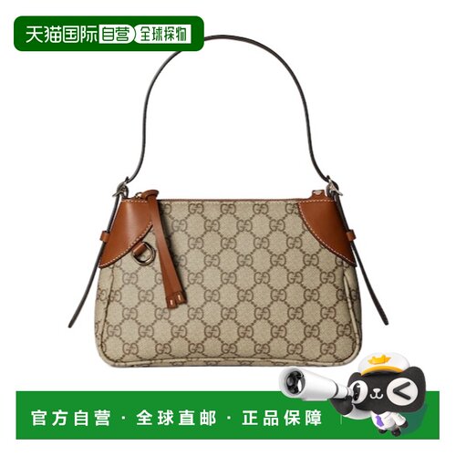 香港直邮Gucci GG Emblem系列小号肩背包 815218FAEAA斜挎包