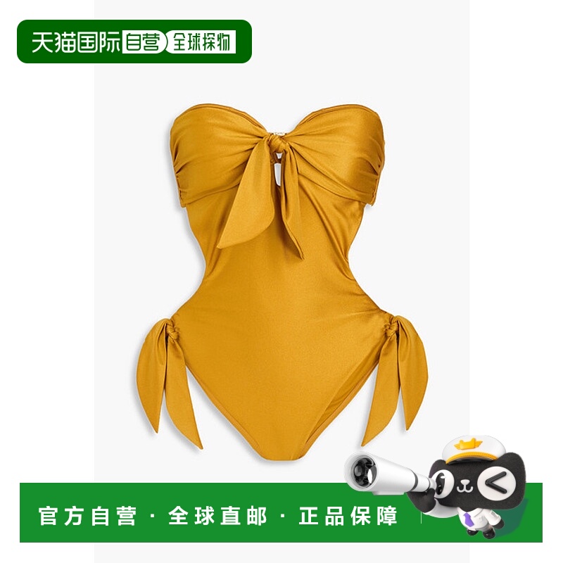 1h可退 香港直邮ZIMMERMANN 女士 无肩带剪口泳衣 9183WRS244ONEP