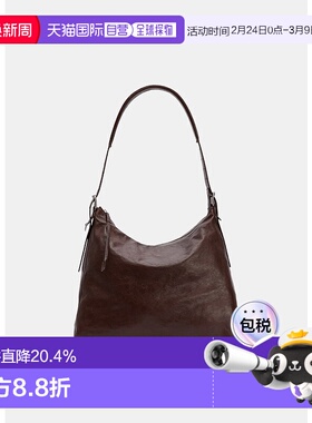 海外直邮Lemaire BELTED 银色配饰金典 小牛皮 流浪包单肩包