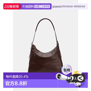 海外直邮Lemaire BELTED 银色配饰金典 小牛皮 流浪包单肩包