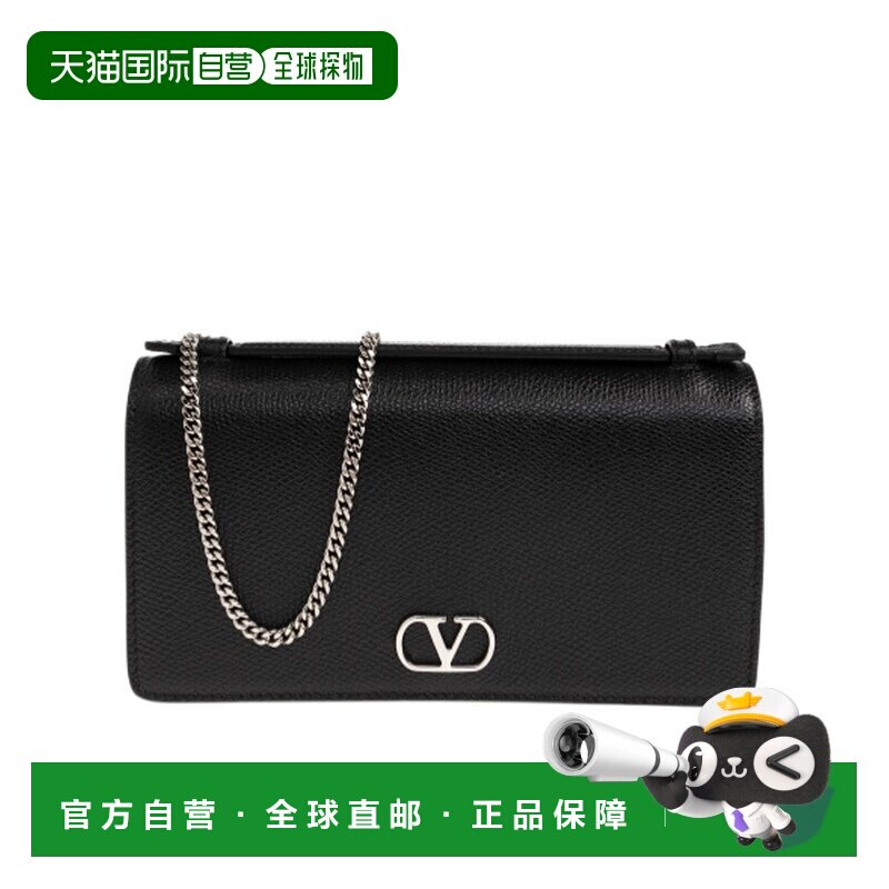 香港直邮VALENTINO 女士手拿包 WP0AU1BKH0NO AW2026 黑色 链条单