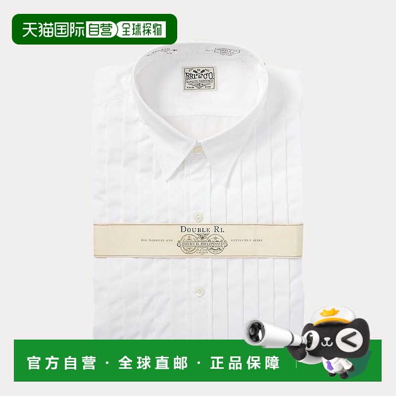 自营欧洲直邮RALPH LAUREN拉夫劳伦 RRL修身火枪手礼服衬衫