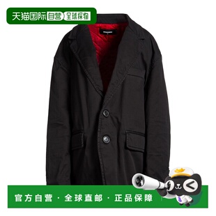 二次方 舒适时尚 女士 blue蓝色 大衣 香港直邮Dsquared2