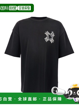 1h可退 香港直邮AMIRI 男士 Ma Quad Sneake Os T恤 AMTOJR1130