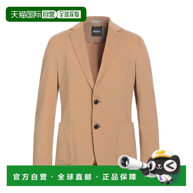 1h可退 香港直邮BOSS 波士 男士 西装外套 brown棕色 舒适时尚,男装,商务正装西服,淘宝优惠券,粉丝福利购,淘宝优惠卷
