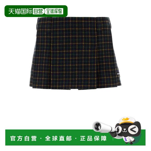 欧洲直邮MIU MIU 女士半身裙 MG2749SOOO19CSF0S8【付后1h可退】