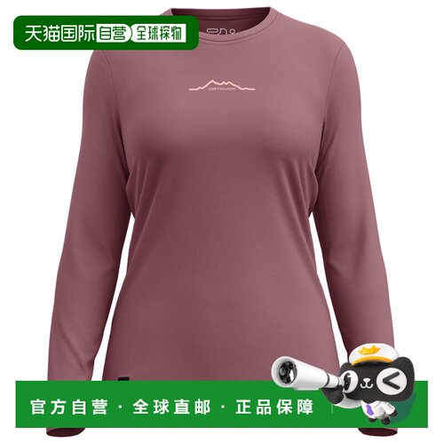 香港直邮ORTOVOX 女士T恤 9167420CHESTNUT CO 粉红支付后1h可退