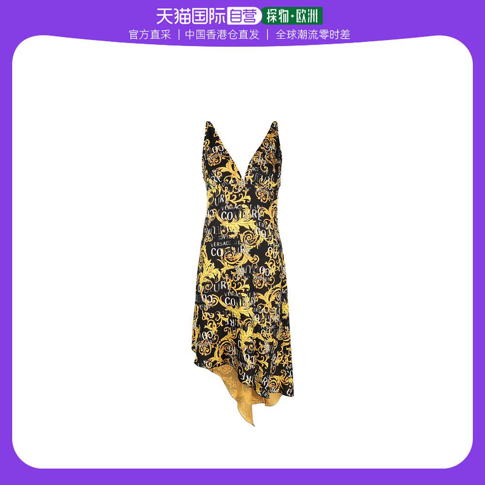 香港直邮Versace Jeans 不对称连衣裙 74HAO912NS228