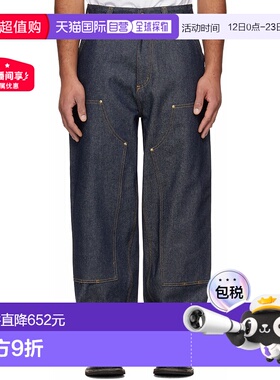 1h可退 香港直邮CARHARTT WIP 男士 蓝色 OG Double Knee 牛仔裤