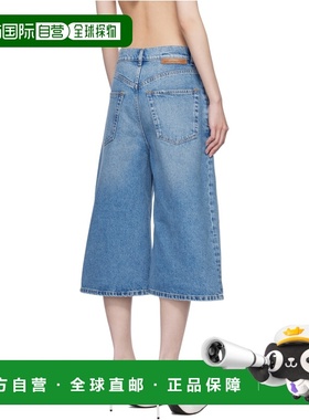 香港直邮Stella McCartney 腰带环牛仔短裤 6D03493SQH05