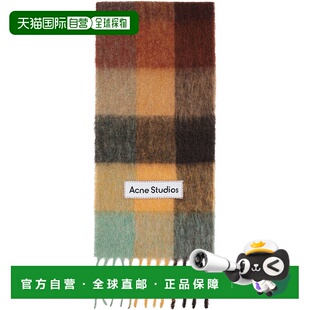 香港直邮Acne Studios 艾克妮 男士 多色 Mohair Checked 围巾 CA