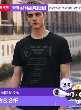 香港直邮EA7 Emporio Armani logo圆领T恤 2736854A239阿玛尼短袖