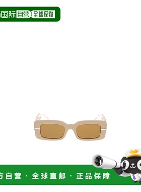 香港直邮Fendi 徽标方形太阳镜 FE40133I