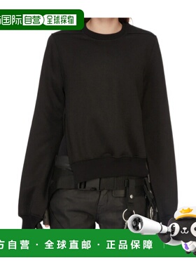 香港直邮RICK OWENS 男士卫衣 RL01F2226FTH09 SS2026 黑色