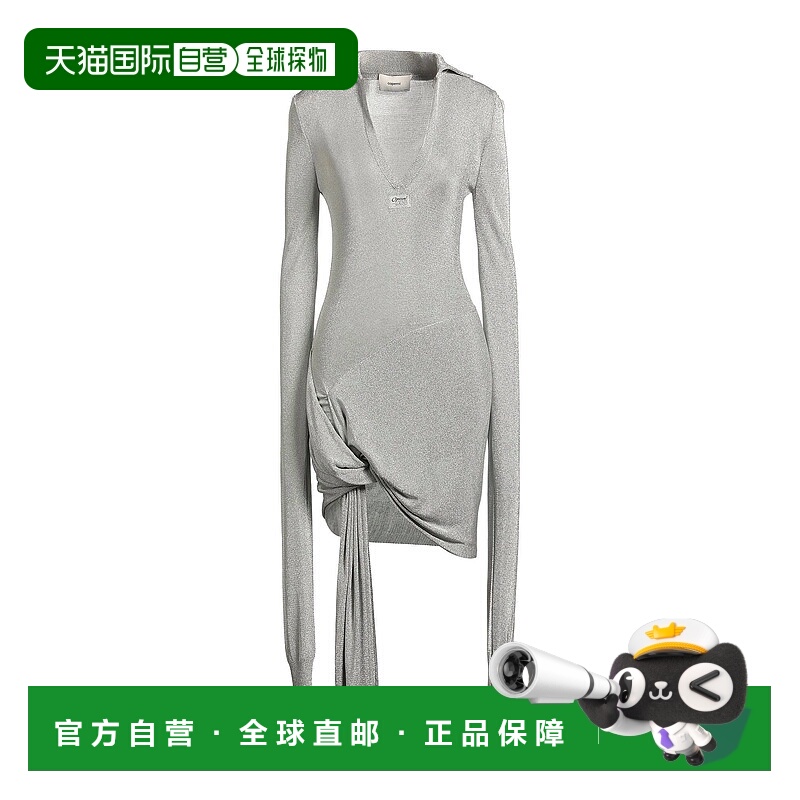 1h可退 香港直邮Coperni 女士 短款连衣裙 metal金属色 舒适时尚