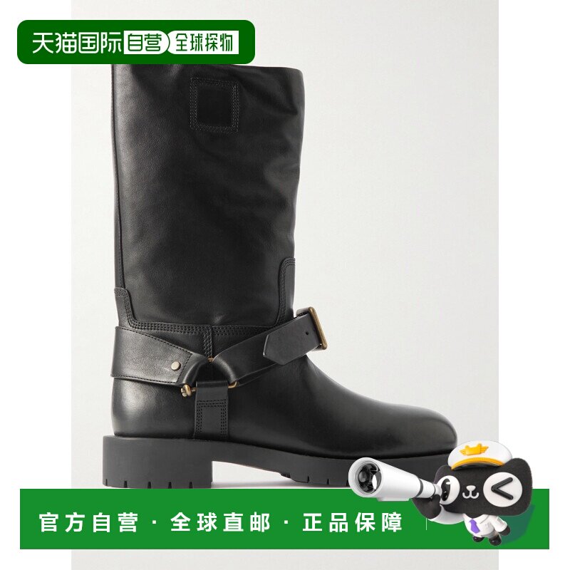 香港直邮Burberry 巴宝莉 女士 马鞍靴子 8111737厚底鞋女靴