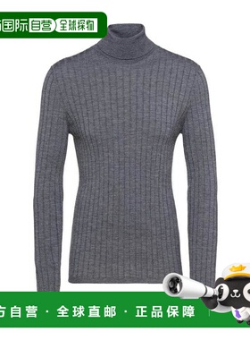 【99新未使用】香港直邮Prada 高领针织套衫 UMR5061W3AS221