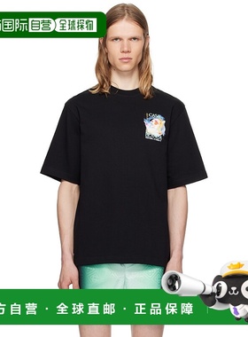 1h可退 香港直邮Casablanca 男士 黑色 Galactic Connection T 恤