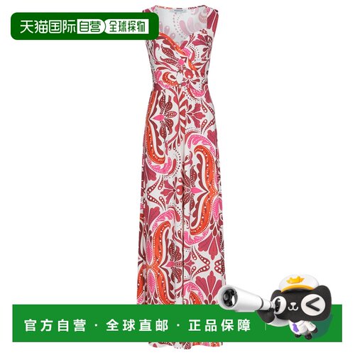 欧洲直邮Morgan衣服女长款连衣裙玫瑰色RANNA