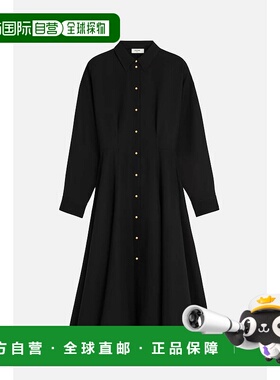 1h可退 香港直邮Celine 思琳 女士 chemisier 羊毛连衣裙 RR0K20V