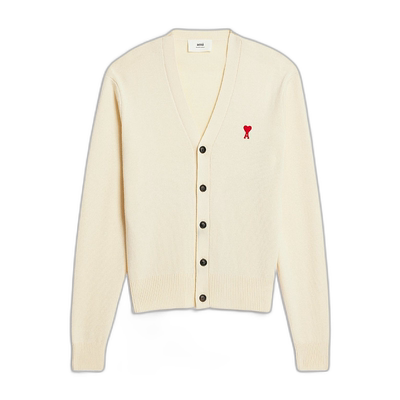 香港直邮Ami Paris 徽标针织开衫 HKC001.001