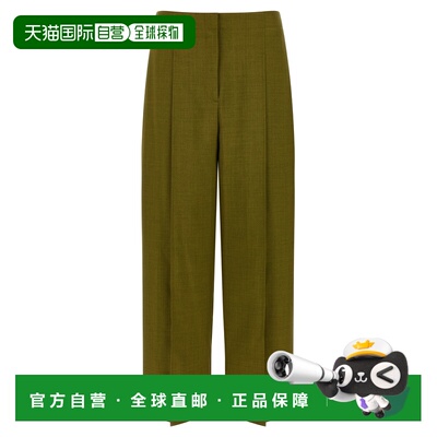 香港直邮THEORY 女士休闲裤 P0605203U86 AW2025 绿色 'Deep Plea