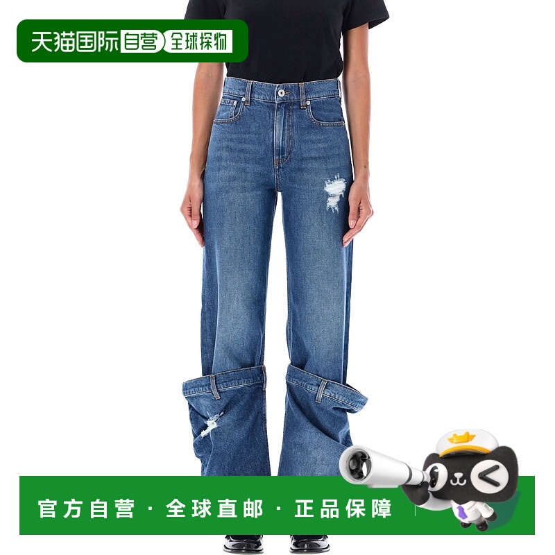 1h可退 欧洲直邮J.W. ANDERSON 女士牛仔裤DT0056PG1164804直筒裤