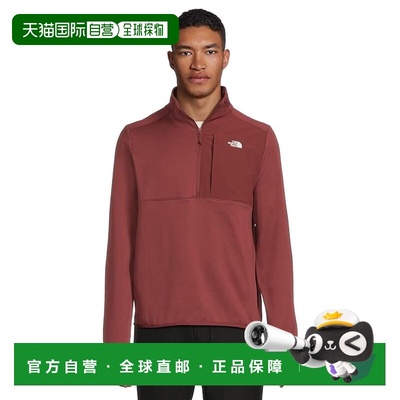 1h可退 香港直邮the north face 北面 男士 TNF™ ¼ 比赛抓绒拉链