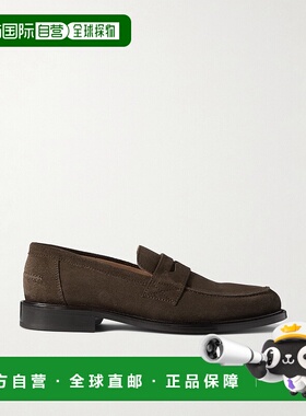 Mr P. 男士 Scott 绒面革乐福鞋 MPF00008OLIVA392