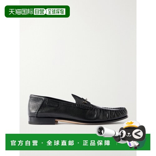 香港直邮Tom Ford 汤姆 福特 女士 精饰皮质乐福鞋 W3909LGO060PN
