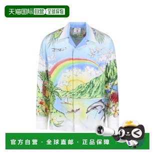 多色衬衫 男士 MSP26SH00605EXBCALOH 香港直邮Casablanca 1h可退