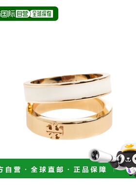 香港直邮TORY BURCH 女士戒指 184446700 AW2026 金色 标志戒指