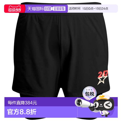 1h可退 香港直邮Represent 男士 247 混合式短裤 247M10007901