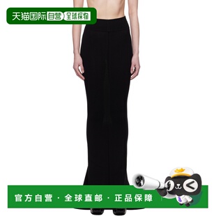 香港直邮RICK OWENS 女士半身裙 SS2025 RP01E7689VI09黑色长裙