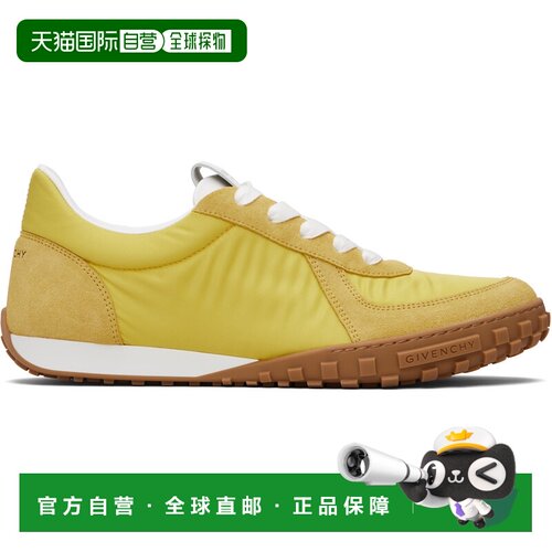香港直邮Givenchy 纪梵希 男士 黄色 Glide Runner 运动鞋 BH00B4
