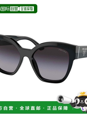 香港直邮Prada 普拉达 女士 徽标太阳镜 PR17ZS black黑色 舒适时