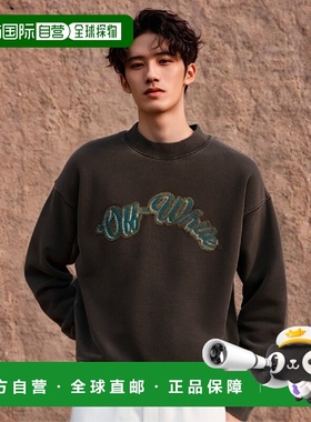 1h可退 香港直邮Off-White Bacchus 圆领套头卫衣 OMBA054S24FLE0